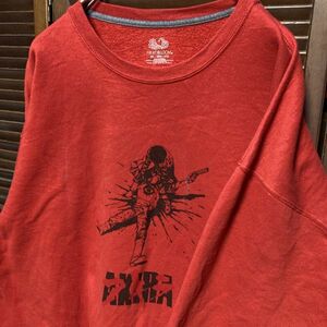 ACEV 1スタ 赤 キャラ スウェット アキラ AKIRA アニメ 漫画 長袖 90s 00s ビンテージ アメリカ 古着 ベール 卸 仕入れ