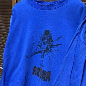 ACGL 1スタ 青 キャラ 長袖 Tシャツ アキラ AKIRA アニメ 漫画 長袖 90s 00s ビンテージ アメリカ 古着 ベール 卸 仕入れ