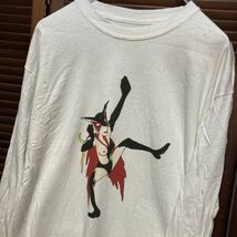 ACHF 1スタ 白 キャラ セクシー 長袖 Tシャツ ヤッターマン ドロンジョ 昭和 アニメ 長袖 90s 00s ビンテージ 古着 卸 仕入れ_画像1