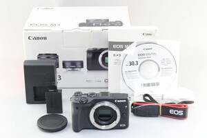 B+ (並品) Canon キャノン EOS M3 ボディ ブラック 初期不良返品無料 領収書発行可能