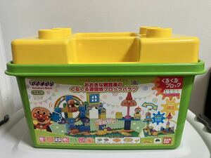  Anpanman .... viewing car .... amusement park block bucket inspection ) intellectual training toy toy 