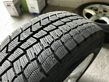 スタッドレスセット ダンロップ 195/65R15 バリ山4本セット PCD100 トヨタ車 プリウス シエンタ　など_画像5