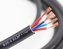 ■最低なし■MONSTER CABLE社 高純度6N銅線材【S16-4 XLN 使用】SPケーブル■2.0mペア■中古美品■_画像3