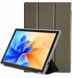 i10 Plus ケース タブレットカバー　タブレットケース　グレー iPad BMAX MaxPad ケース 角度調整 軽量