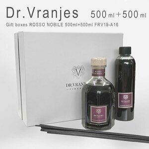 新品 1円スタート Dr. Vranjes ドットール・ヴラニエス ロッソノービレ ギフトボックス 500ml+500ml REFILL ROSSO NOBILE