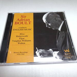 輸入/Vai/2CD「ボールト、イギリス音楽を振る(ウォルトン/ヴォーン・ウィリアムズ/ブリス/バターワース/エルガー)」Boult/BBCso