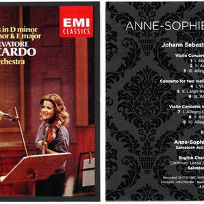 Anne-Sophie Mutter - 5 Classic Albums, Box Set, 5CDs, 輸入盤 (EMI Classics)の画像5