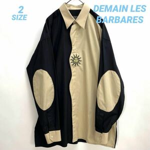 DEMAIN LES BARBARES フランス製 長袖シャツ B8208
