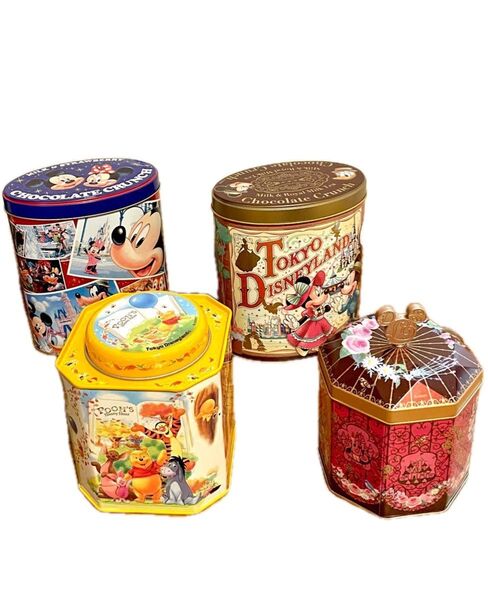 【送料無料】ディズニーリゾートDisney 菓子空缶セット