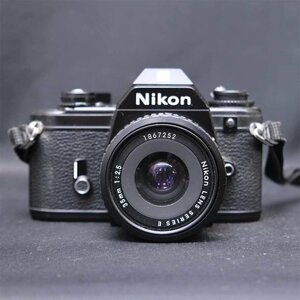 【慈光】2735　Nikon ニコン EM ／ Nikon LENS SERIES E 35mm f2.5 ジャンク