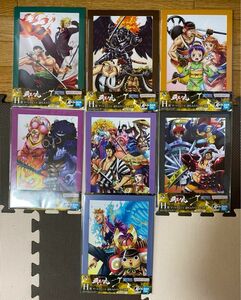 ONE PIECE ワンピース 一番くじ 覇王ノ兆のH賞アートプレート7種 まとめ売り