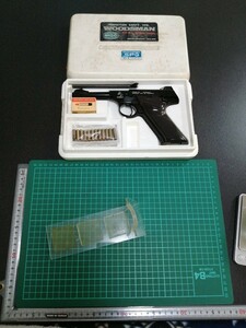 P6　モデルガン MGC ウッズマン　カートリッジ付き　インサート 横　動作確認 OK　重さ　431g