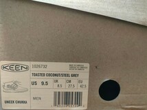 新品 定価17600 KEEN ユニーク チャッカ ブーツ 27.5cm US9.5 ベージュ ブラウン系 キーン メンズ 正規品 アウトドア_画像9