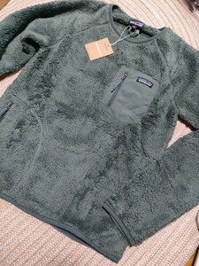 新品 定価15400 patagonia パタゴニア ロスガトス クルーネック プルオーバー М グリーン グレー ジャケット メンズ 国内正規品