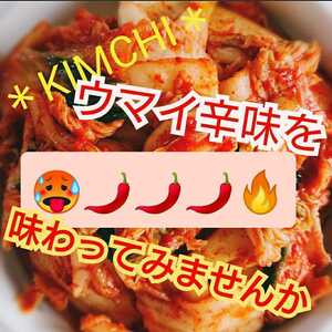 【送料無料】 ◆激辛◆【本場の味】自家製白菜キムチ 1kg