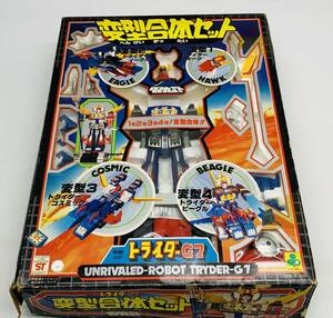 ジャンク 当時物 クローバー 完全7変型合体 無敵ロボ トライダーG7 clover Muteki Robo Invincible Robo Trider G7) vintage