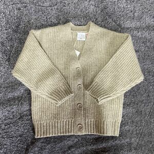 ZARA ガール　kids キッズ　ニットカーディガン　98cm ベージュ