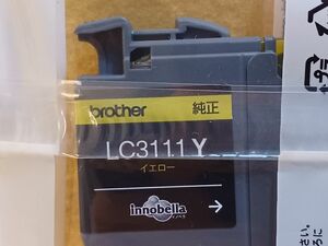 未使用　ブラザー brother 純正 LC3111Y イエロー 黄色 インクジェット プリンター インク カートリッジ