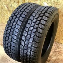 GOODYEAR +S UG VAN STUDLESS グッドイヤー 155R13 8P.R. スタッドレス 1997年製 2本セット 8.5分山 軽バン 軽トラ etc_画像1