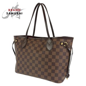 LOUIS VUITTON ルイヴィトン ダミエ ネヴァーフルPM ブラウン ゴールド金具 PVC N41359 ショルダーバッグ トートバッグ レディース 404327