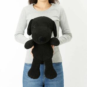 本日限定値下げ！新品 2017年製【UNIQLO × KAWS × PEANUTS SNOOPY BLACK 親子 ぬいぐるみ 大小 3匹セット】medicomtoy フライングエースの画像2