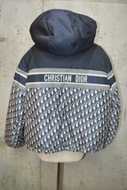 クリスチャン　ディオール　Christian Dior　リバーシブル　オブリーク　テクニカル　ダウンジャケット タフタ ジャガード　S　 D4845_画像3