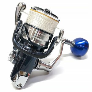 Q シマノ 21 ツインパワー SW 4000XG 夢屋 ハンドルノブカスタム スピニングリール 本体のみ|SHIMANO TWINPOWER 04221 傷 釣具 リール