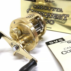 Q シマノ 00 カルカッタコンクエスト 200 ベイトリール 箱 説明書|SHIMANO CALCUTTA CONQUEST RH440 釣具 リール