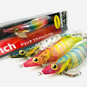 【新品含/エギ4セット】シマノ セフィア クリンチ フラッシュブースト 3.0号×1/3.5号×3 エギ 4セット SHIMANO エギング