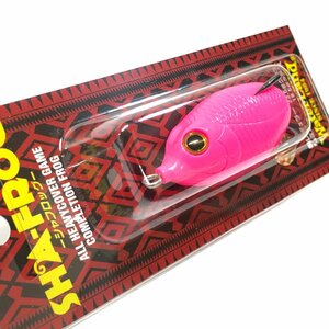 Q 【新品 未使用】ウォーターランド シャフロッグ ピンク ルアー フロッグ WATER LAND SHA-FROG 釣具 村田基