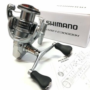 Q シマノ 21 ナスキー C3000DH スピニングリール 箱 説明書|SHIMANO NASCI 043207 釣具 リール