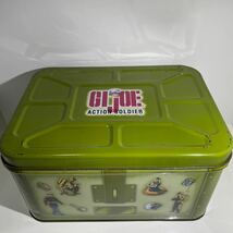 当時物 GIJOE ACTION SOLDIER G.I.ジョー ブリキ 缶ケース ミリタリー ホビー 小物入れ レトロ ヴィンテージ_画像1