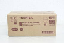 【未使用】 10個入り TOSHIBA LDA6L-H-E17/S/60W2 E17 LED電球 電球色 1H665_画像1