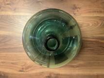 昭和レトロ デミジョンボトル アンティーク 古い 緑 グリーン ガラス瓶 ボトル瓶 花瓶 オブジェ 什器 古道具 花瓶 花器_画像2