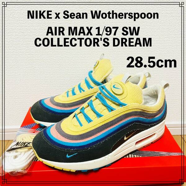 【極美品】NIKE x SEAN WOTHERSPOON AIR MAX 1/97 SW「Collector's Dream」28.5cm ナイキ ショーン ウェザースプーン エアマックス