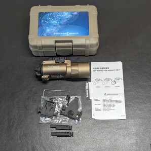 充電池付 WADSN シュアファイア X300 ULTRA ウェポンライト タクティカルライト Surefire/グロック17/M17/ハンドガンライト/P226/ベレッタの画像2