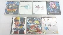 【USED品】ドラゴンクエストヒーローズ ファイナルファンタジー他 PS3 ゲームソフト 計7点セット/ナルト/トルネ/プレステ3/6-04KO012103_画像1