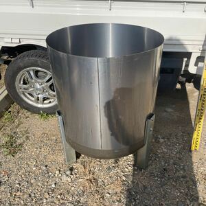 送料無料 加工用 貯水槽 ドラム缶より丈夫ステンレス製 農業DIY バーベキュー グリル 窯 藁焼き 温水器タンク メダカ 焼却炉 エコキュート