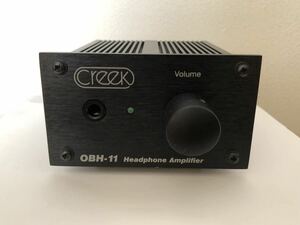 【元箱あり】 Creek クリーク OBH-11 Made in the UK / Serial No.B 026757 / Headphone Amplifier ヘッドホンアンプ