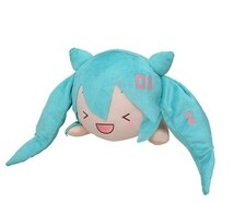 Hatsune Miku soft toy figure 初音ミク ぬいぐるみ 初音ミクシリーズ ふわぷち 寝そべり M ライブ応援 初音 ミク 未来 VOCALOID ボカロ_画像1