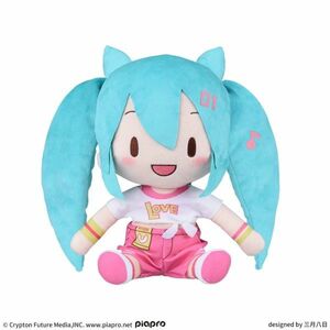 Hatsune Miku soft toy figure 初音ミク ぬいぐるみ 初音ミクシリーズ ふわぷち L ライブ応援 初音 ミク 未来 VOCALOID ボカロ