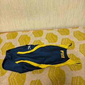 レディース 競泳水着 練習 水着 ワンピース 紺 イエロー 系 140 ミズノ MIZUNO FitZ フィッツ