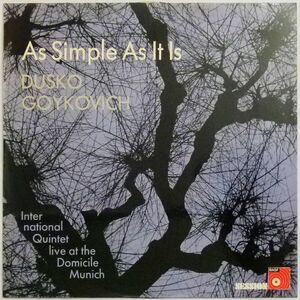 【ドイツ・オリジナル】AS SIMPLE AS IT IS / Dusko Goykovich