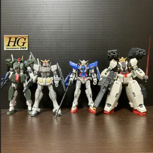 ckガンプラ完成品ジャンク 機動戦士ガンダムOO HG 1/144 ・ケルディムガンダム・Oガンダム・エクシア・ヴァーチェ