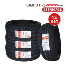 4本セット 235/50R18 2023年製造 新品サマータイヤ KUMHO ECSTA PS31 送料無料 クムホ エクスタ 235/50/18_画像1