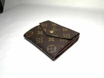 47 美品　1円 LOUIS VUITTON ルイヴィトン モノグラム wホック 三つ折り ポルト カルト クレディ 小銭入れ ウォレット 財布_画像4