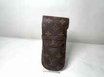 84 1円 ■外観美品■ LOUIS VUITTON ルイヴィトン M62970 モノグラム エテュイ リュネット ラバ メガネケース 眼鏡入れ ブラウン系_画像1