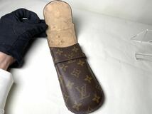 84 1円 ■外観美品■ LOUIS VUITTON ルイヴィトン M62970 モノグラム エテュイ リュネット ラバ メガネケース 眼鏡入れ ブラウン系_画像7