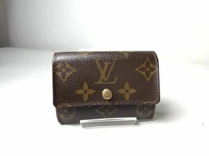 99 1円 LOUIS VUITTON ルイヴィトン M61930 モノグラム ポルトモネ プラ コインケース コインパース 小銭入れ ブラウン系