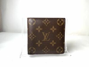 113 美品　1円 LOUIS VUITTON ルイヴィトン M61675 モノグラム ポルトフォイユマルコ 二つ折り 財布 ウォレット ミュルティブル